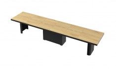 KOLOS 140 table (high gloss / super matt)